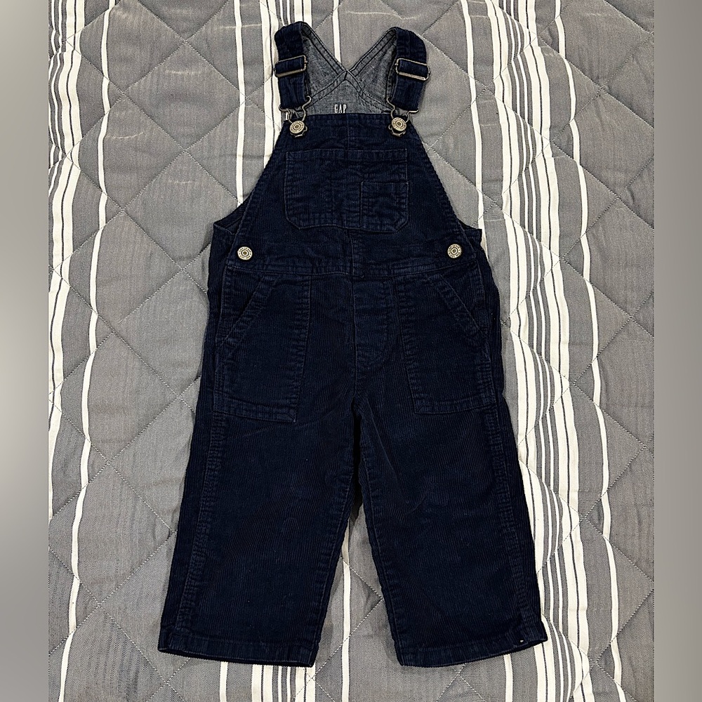 Overall, navy blue corduroy by the Gap